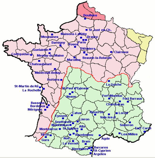 carte de France